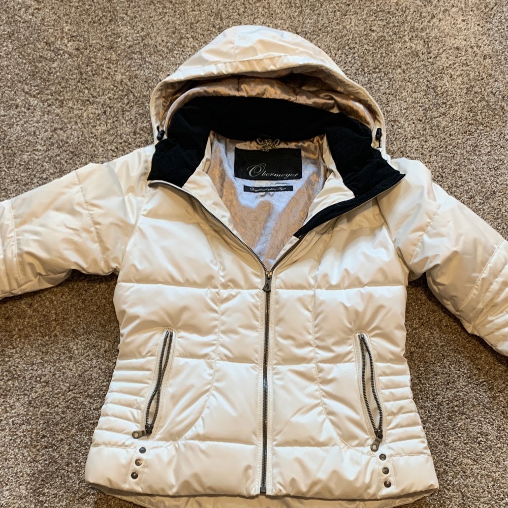 Obermeyer Women's White Puffer Jacket